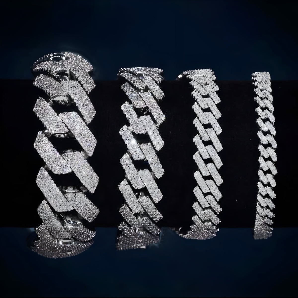 Moissanite - Cuban Link 14K Gold